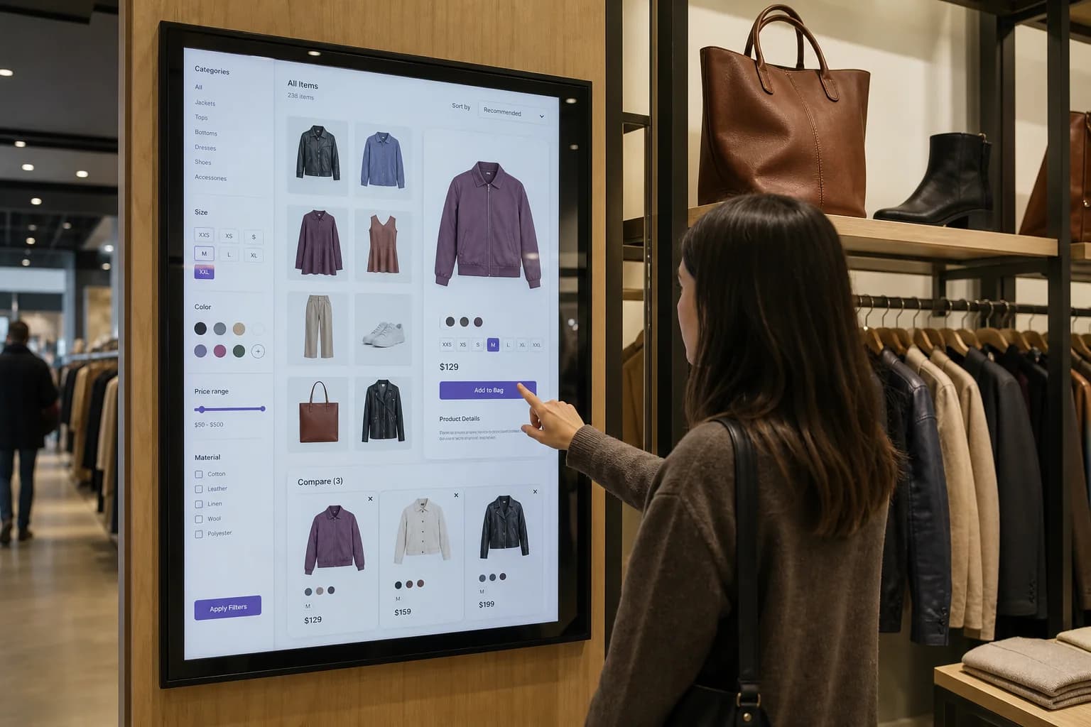 Retail product finder display