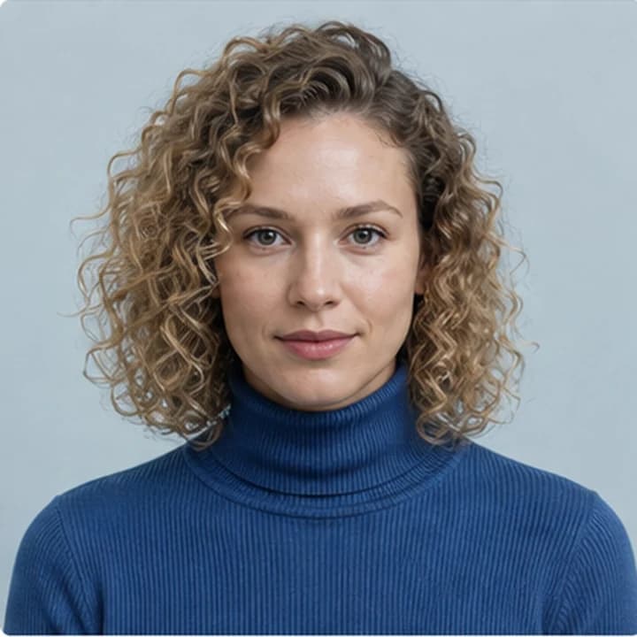 Remote workforce candidate profile portrait