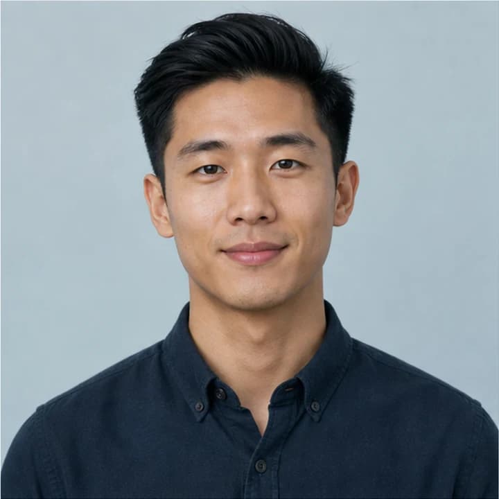 Remote candidate studio portrait