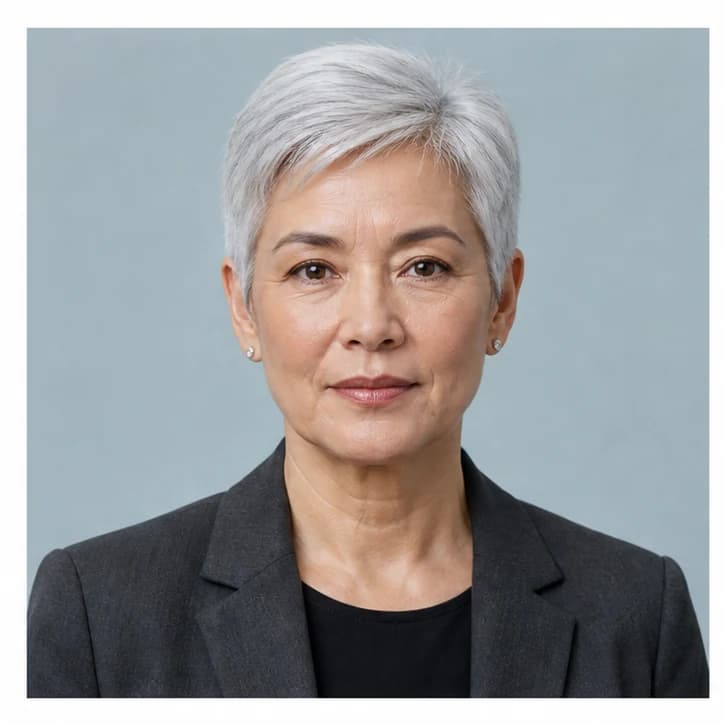 Remote workforce candidate studio portrait