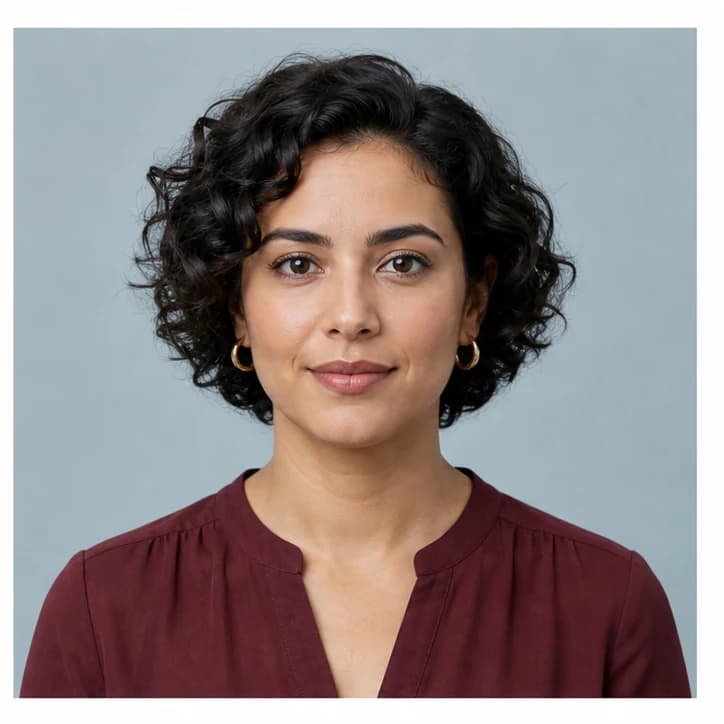Remote candidate professional studio portrait