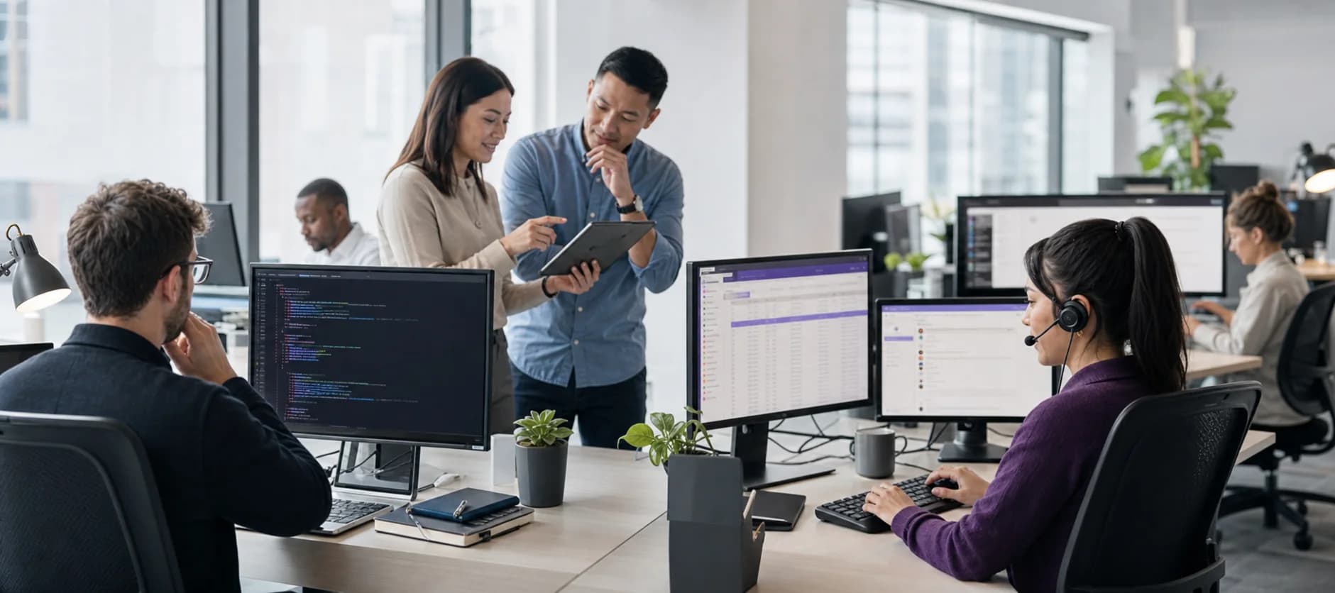 Customer and service remote workforce function