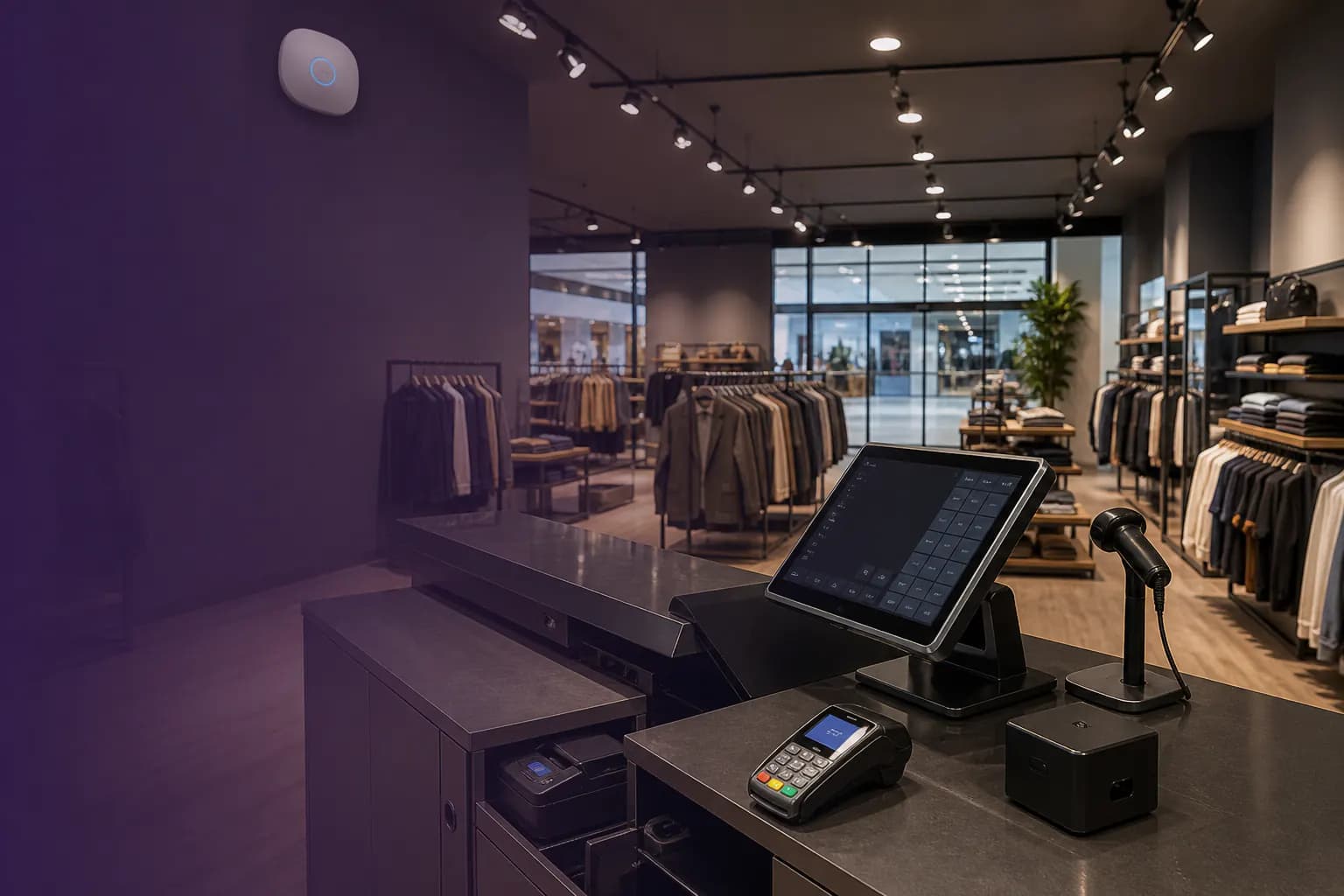 Retail store with managed VoIP phones for customer enquiries and store operations